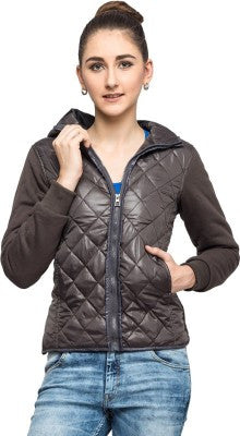 Campus Sutra Full Sleeve Solid Women's Fleence Jacket