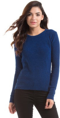 Prym Solid Round Neck Casual Women's Sweater