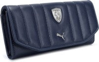 Puma Women Blue Wallet (10 Card Slots)