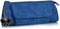 Butterflies Women Casual Blue PU Clutch