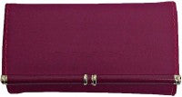 Samco Fas Purple Artificial Leather Clutch